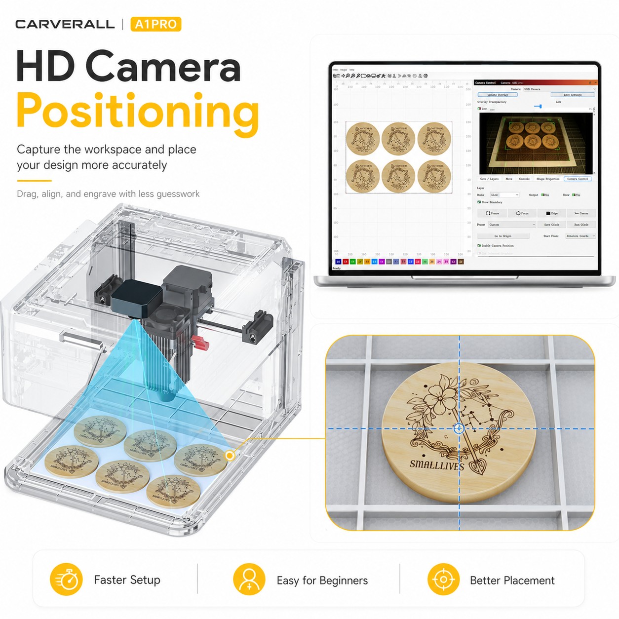 Carverall A1 Pro Laser Engravi - đánh giá và giá Laser Engraving Software