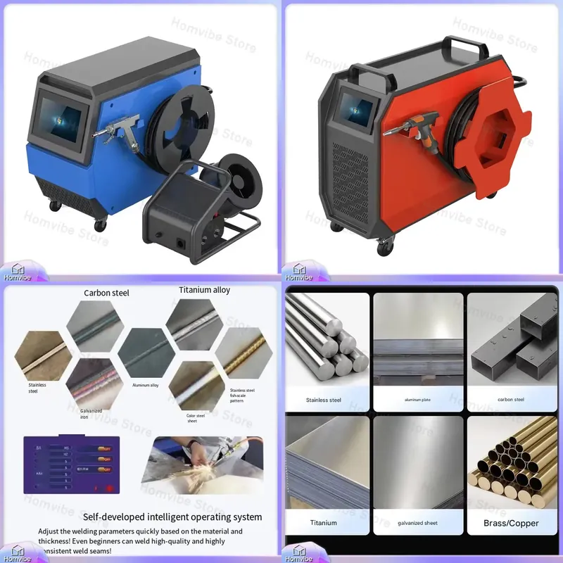 Four-in-One Air-Cooled Laser W - đánh giá và giá Industrial Handheld Laser Welder