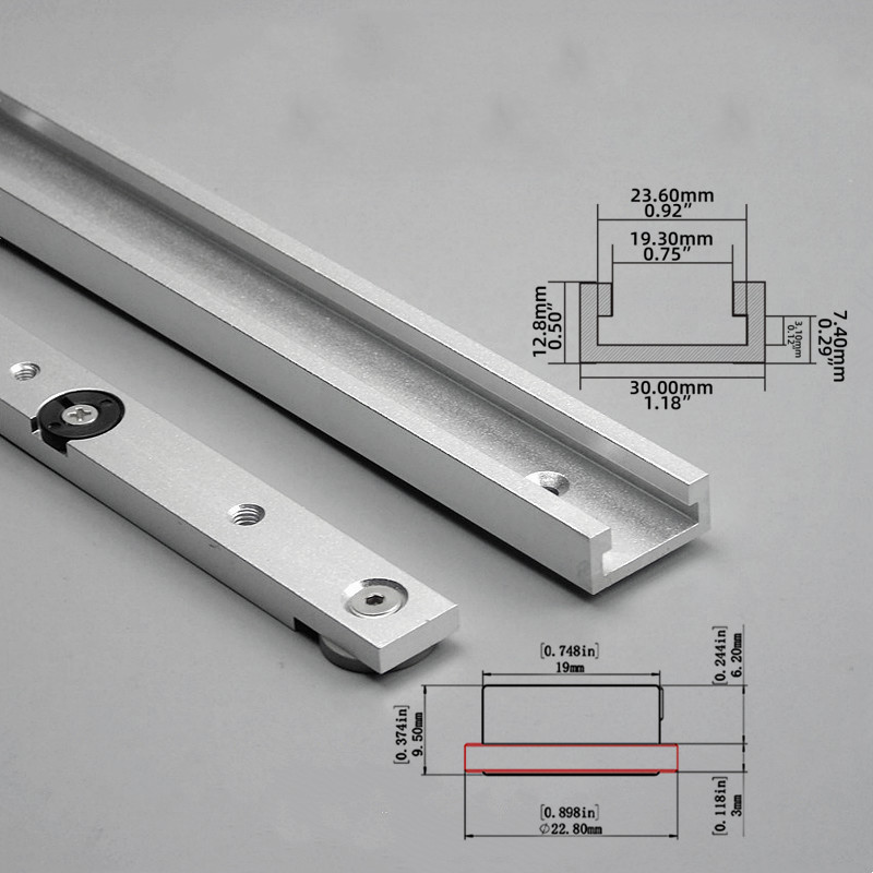 2Pcs T‑Track & Miter Track Jig - đánh giá và giá Aluminum T-Slot Profile