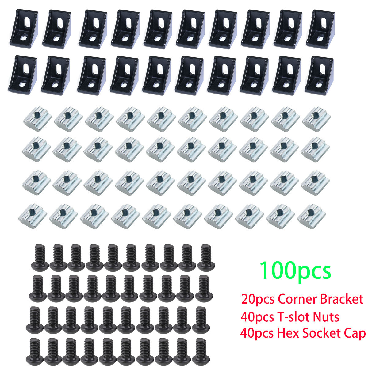 100 Chiếc 2020 Nhôm Hồ Sơ Kết  - đánh giá và giá Aluminum T-Slot Profile