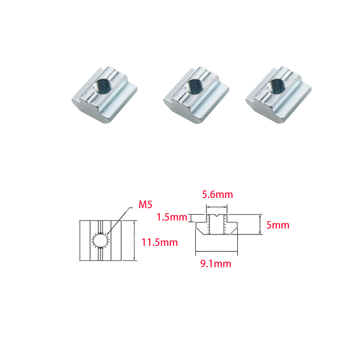 100 Chiếc 2020 Nhôm Hồ Sơ Kết  - đánh giá và giá Aluminum T-Slot Profile