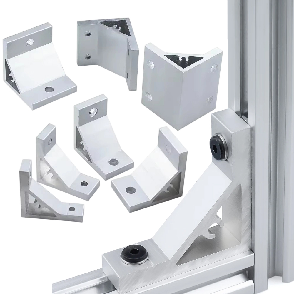 4Pcs 90 Degree Corner Angle Br - đánh giá và giá Aluminum T-Slot Profile
