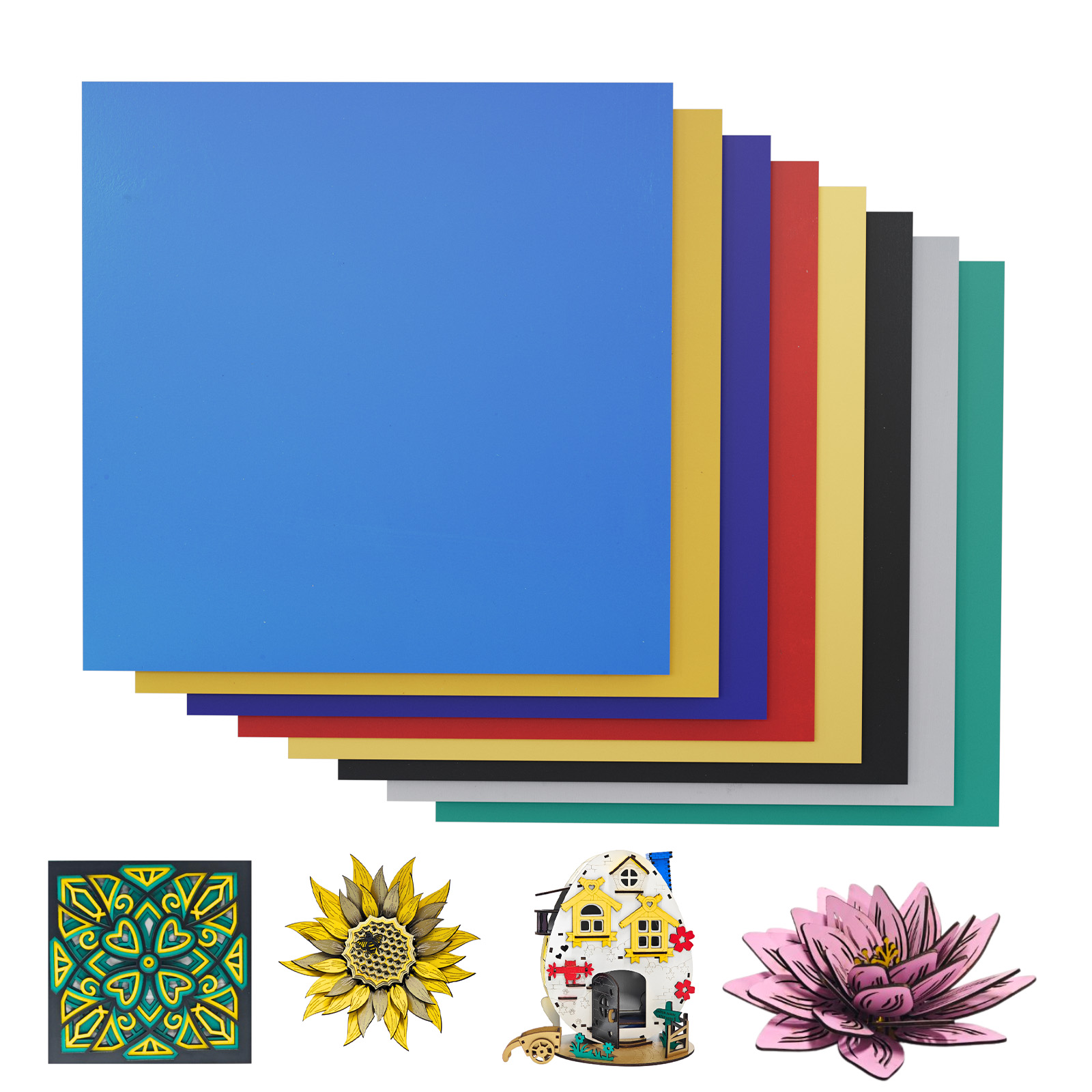 8pcs 3mm 30x30cm Paint-free Co - đánh giá và giá Laser Engraving Software
