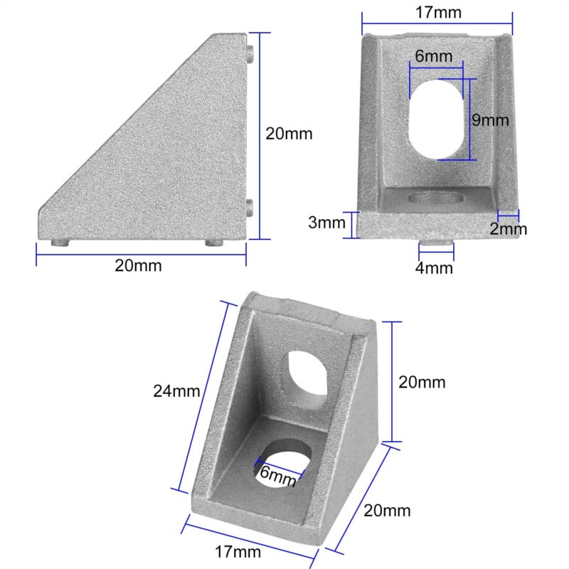 2020 Corner Bracket 40PCS Alum - đánh giá và giá Aluminum T-Slot Profile