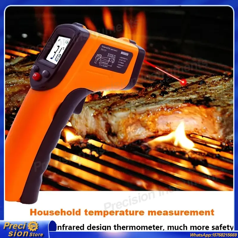 Infrared Thermometer Gun Non C - đánh giá và giá Industrial Laser Temperature